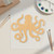 Unfinished Octopus 1 Wood Cutout - Unfinished Baltic Birch Craft Shape