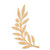 Unfinished Olive Branch Wood Cutout - Unfinished Baltic Birch Craft Shape