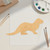 Otter Wood Cutout for Crafts, Unfinished Baltic Birch Craft Shape
