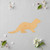 Otter Wood Cutout for Crafts, Unfinished Baltic Birch Craft Shape