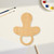 Unfinished Pacifier 2 Wood Cutout - Unfinished Baltic Birch Craft Shape