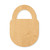 Unfinished Padlock Wood Cutout - Unfinished Baltic Birch Craft Shape