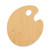 Unfinished Paint Palette Wood Cutout - Unfinished Baltic Birch Craft Shape