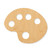 Unfinished Painters Palette 2 Wood Cutout - Unfinished Baltic Birch Craft Shape