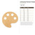 Unfinished Painters Palette Wood Cutout - Unfinished Baltic Birch Craft Shape