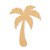 Unfinished Palm Tree Wood Cutout - Unfinished Baltic Birch Craft Shape
