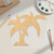 Unfinished Palm Trees Wood Cutout - Unfinished Baltic Birch Craft Shape
