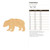 Unfinished Panda Bear Wood Cutout for Door Hangers, Seasonal Decor and Paint Parties, Baltic Birch Craft Blank