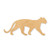 Unfinished Panther Wood Cutout - Unfinished Baltic Birch Craft Shape