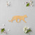 Unfinished Panther Wood Cutout - Unfinished Baltic Birch Craft Shape
