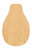 Unfinished Papaya Wood Cutout for Door Hangers, Seasonal Decor and Paint Parties, Baltic Birch Craft Blank