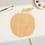 Unfinished Peach 3 Wood Cutout for Door Hangers, Seasonal Decor and Paint Parties, Baltic Birch Craft Blank