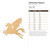 Unfinished Pegasus Wood Cutout - Unfinished Baltic Birch Craft Shape