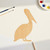 Unfinished Pelican 2 Wood Cutout for Door Hangers, Seasonal Decor and Paint Parties, Baltic Birch Craft Blank