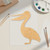 Unfinished Pelican Wood Cutout - Unfinished Baltic Birch Craft Shape