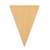 Unfinished Pennant Wood Cutout - Unfinished Baltic Birch Craft Shape