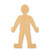 Unfinished Person Wood Cutout - Unfinished Baltic Birch Craft Shape