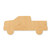 Unfinished Pickup Truck Wood Cutout - Unfinished Baltic Birch Craft Shape