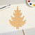 Unfinished Pine Tree Wood Cutout for Door Hangers, Seasonal Decor and Paint Parties, Baltic Birch Craft Blank
