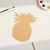 Unfinished Pineapple 1 Wood Cutout - Unfinished Baltic Birch Craft Shape