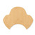 Unfinished Pirate Hat Wood Cutout - Unfinished Baltic Birch Craft Shape