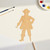 Unfinished Pirate Wood Cutout for Door Hangers, Seasonal Decor and Paint Parties, Baltic Birch Craft Blank