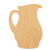 Unfinished Pitcher Wood Cutout - Unfinished Baltic Birch Craft Shape