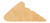 Pizza Slice Wood Cutout - Unfinished Baltic Birch Craft Shape