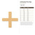 Unfinished Plus Sign Wood Cutout - Unfinished Baltic Birch Craft Shape