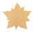 Unfinished Poinsettia Wood Cutout for Door Hangers, Seasonal Decor and Paint Parties, Baltic Birch Craft Blank