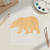 Unfinished Polar Bear Wood Cutout for Door Hangers, Seasonal Decor and Paint Parties, Baltic Birch Craft Blank