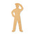 Unfinished Policeman Wood Cutout - Unfinished Baltic Birch Craft Shape