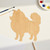 Unfinished Pomeranian Wood Cutout for Door Hangers, Seasonal Decor and Paint Parties, Baltic Birch Craft Blank