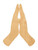 Unfinished Praying Hands Wood Cutout for Door Hangers, Seasonal Decor and Paint Parties, Baltic Birch Craft Blank