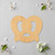 Unfinished Pretzel Wood Cutout - Unfinished Baltic Birch Craft Shape
