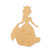 Unfinished Princess Wood Cutout - Unfinished Baltic Birch Craft Shape