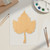 Unfinished Pumpkin Leaf Wood Cutout - Unfinished Baltic Birch Craft Shape