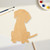 Unfinished Puppy Wood Cutout - Unfinished Baltic Birch Craft Shape