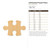 Unfinished Puzzle Piece Wood Cutout - Unfinished Baltic Birch Craft Shape