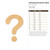 Unfinished Question Mark Wood Cutout - Unfinished Baltic Birch Craft Shape