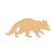 Unfinished Raccoon Wood Cutout - Unfinished Baltic Birch Craft Shape