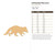 Unfinished Raccoon Wood Cutout - Unfinished Baltic Birch Craft Shape