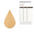 Unfinished Rain Drop Wood Cutout - Unfinished Baltic Birch Craft Shape
