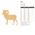 Unfinished Ram 1 Wood Cutout for Door Hangers, Seasonal Decor and Paint Parties, Baltic Birch Craft Blank