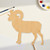 Unfinished Ram 1 Wood Cutout - Unfinished Baltic Birch Craft Shape
