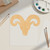 Unfinished Ram Head Wood Cutout for Door Hangers, Seasonal Decor and Paint Parties, Baltic Birch Craft Blank