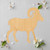 Unfinished Ram Wood Cutout for Door Hangers, Seasonal Decor and Paint Parties, Baltic Birch Craft Blank