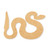 Unfinished Rattlesnake Wood Cutout - Unfinished Baltic Birch Craft Shape