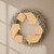 Unfinished Recyclesymbol Wood Cutout - Unfinished Baltic Birch Craft Shape