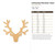 Unfinished Reindeer Head Wood Cutout - Unfinished Baltic Birch Craft Shape